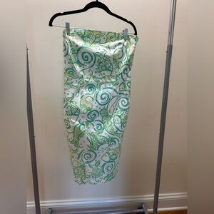 Lilly Pulitzer Green & White print dress